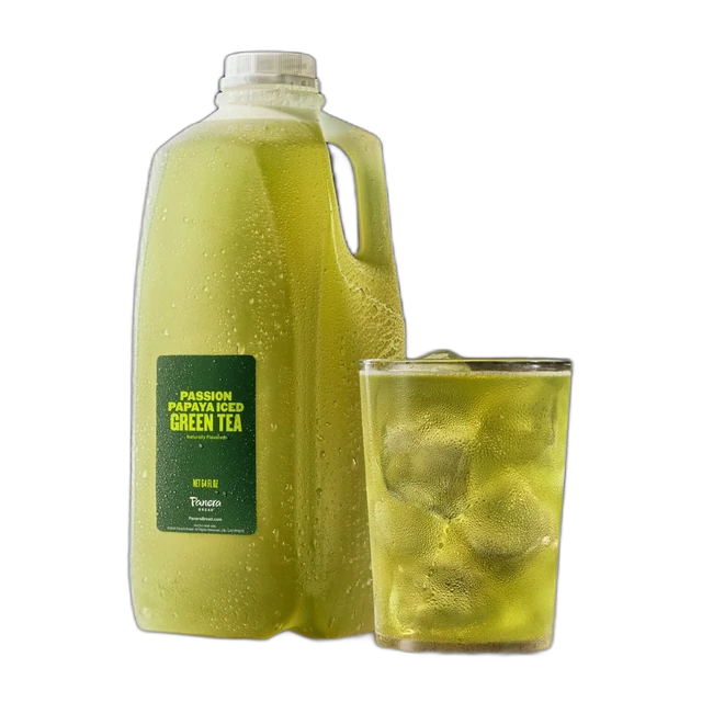 Passion Papaya Iced Green Tea - Naturally Flavored - Half Gallon