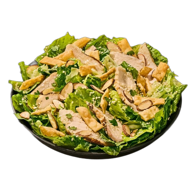 Half Asian Sesame Chicken Salad
