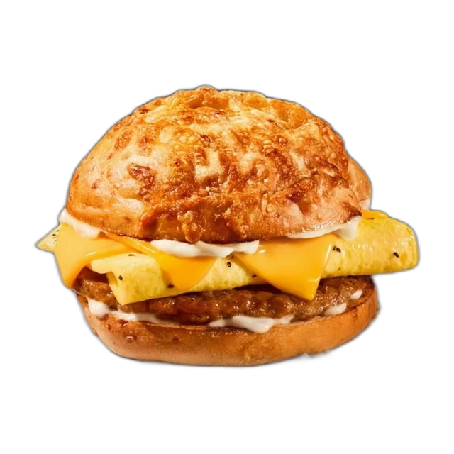Sausage & Egg Asiago Bagel Stack