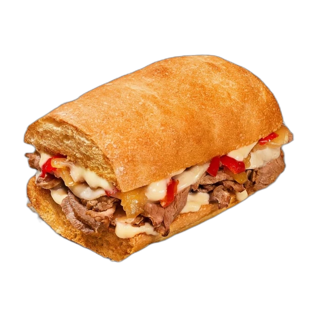 Half Ciabatta Cheesesteak