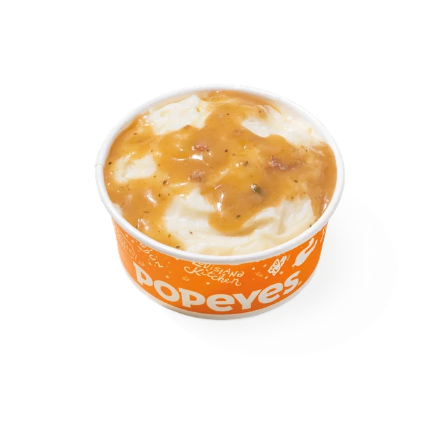 Mashed Potatoes with Cajun Gravy