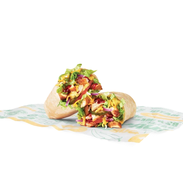 Honey Mustard BBQ Chicken Wrap