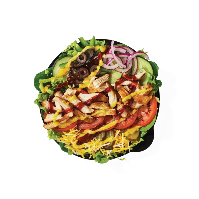 Honey Mustard BBQ Chicken Salad