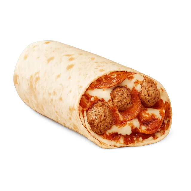 Meatball Pepperoni Wrap