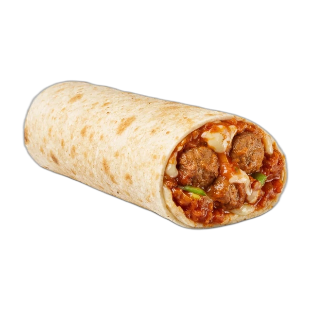 Meatball Marinara Wrap