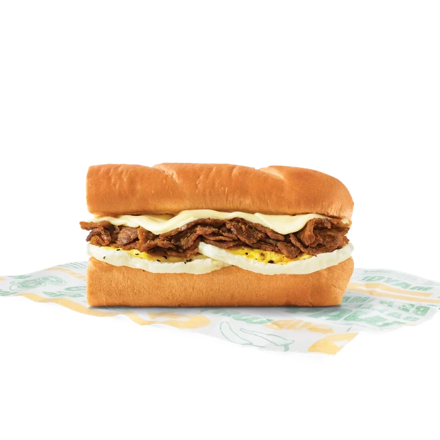 Steak, Egg & Cheese Breakfast Footlong