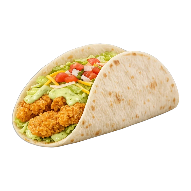 Crispy Chicken Taco - Avocado Ranch