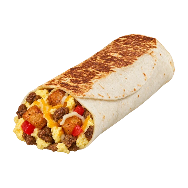 Grande Toasted Breakfast Burrito - Sausage