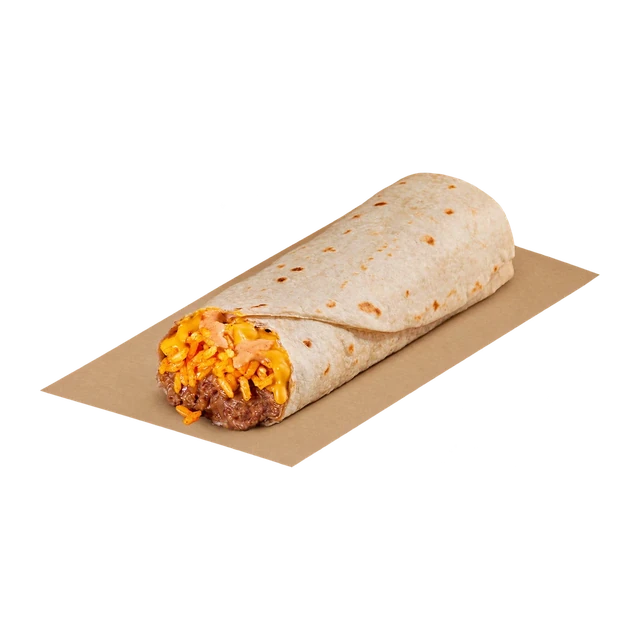 Cheesy Bean & Rice Burrito - Value Menu