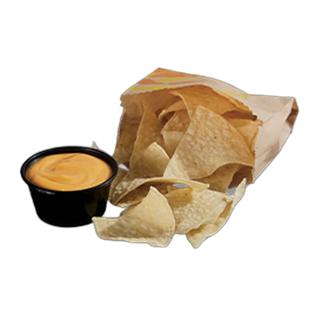 Chips and Nacho Cheese Sauce (V)