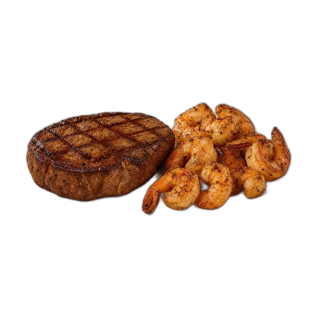 8 oz. Sirloin & Grilled Shrimp