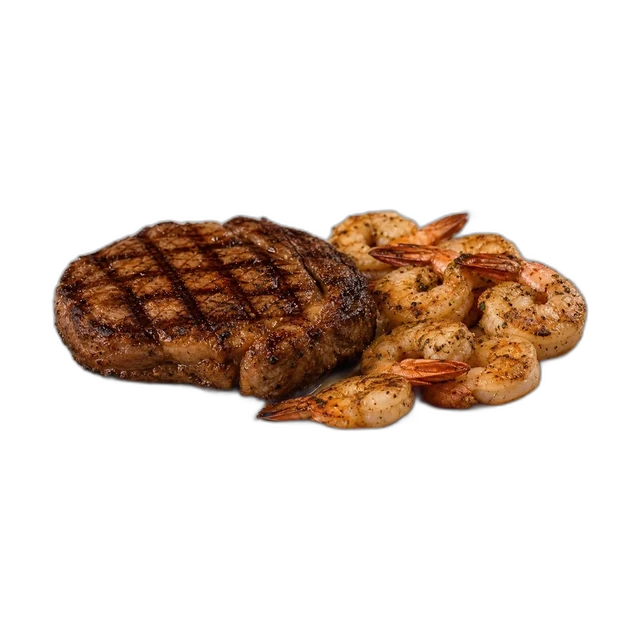 12 oz. Ft. Worth Ribeye & Grilled Shrimp