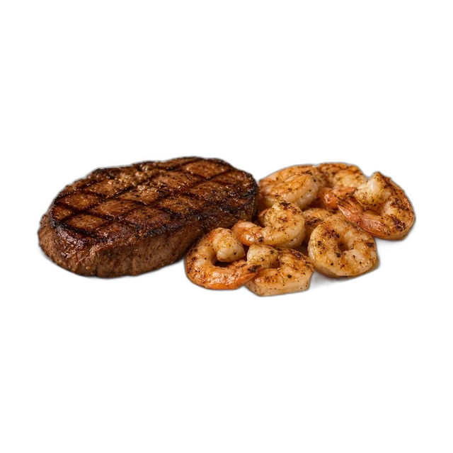 8 oz. Strip & Grilled Shrimp (in selected stores only)